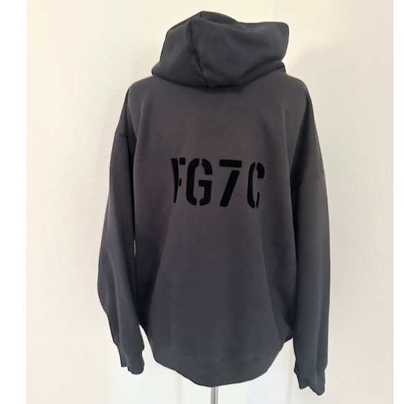 Fear Of God Seventh Collection FG7C Hoodie Black Size Large Unisex - Picture 6 of 11